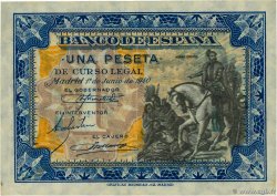 1 Peseta ESPAGNE  1940 P.121a TTB