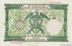 1000 Pesetas SPAIN  1957 P.149a XF