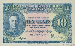 10 Cents MALAYA  1941 P.08