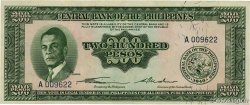 200 Pesos FILIPPINE  1949 P.140a AU
