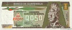 1/2 Quetzal GUATEMALA  1987 P.065
