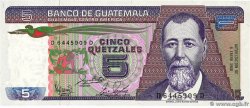 5 Quetzales GUATEMALA  1988 P.067 UNC