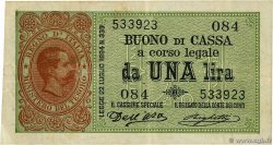 1 Lire ITALY  1894 P.034