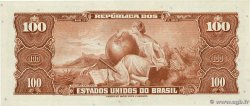 100 Cruzeiros BRAZIL  1961 P.170a UNC