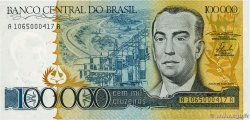 100000 Cruzeiros BRASILE  1985 P.205a FDC