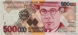 500 Cruzeiros Reais sur 500000 Cruzeiros BRASIL  1993 P.239b