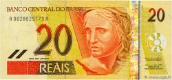 20 Reais BRASIL  2002 P.250a SC+