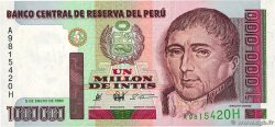 1000000 Intis  PERU  1990 P.148 UNC