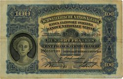 100 Francs SUISSE  1939 P.35l TB
