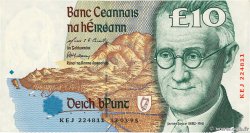 10 Pounds IRELAND REPUBLIC  1995 P.076b VF