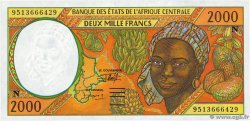 2000 Francs CENTRAL AFRICAN STATES  1995 P.503Nc