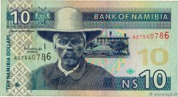 10 Namibia Dollars NAMIBIA  2001 P.04bA BB