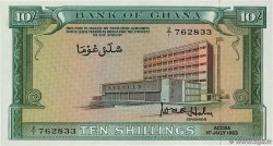 10 Shillings GHANA  1963 P.01d fST+