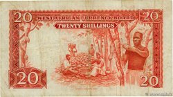 20 Shillings BRITISH WEST AFRICA  1953 P.10a F