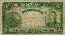 4 Shillings BAHAMAS  1936 P.09b