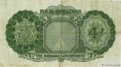 4 Shillings BAHAMAS  1953 P.13d TB