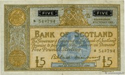 5 Pounds SCOTLAND  1963 P.106a BC+