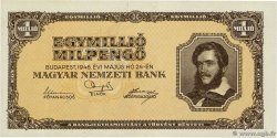1000000 Milpengo HUNGARY  1946 P.128 UNC