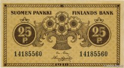 25 Pennia FINLANDE  1918 P.033 SUP