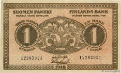 1 Markka FINNLAND  1918 P.035