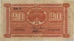 20 Markkaa FINLANDIA  1922 P.063a BC