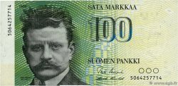 100 Markkaa FINLAND  1991 P.119 VF+