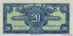 20 Cents CHINA  1940 P.0227a ST