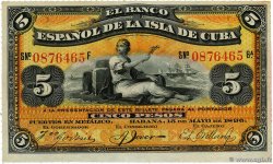 5 Pesos  CUBA  1896 P.048b