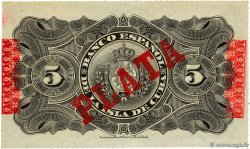 5 Pesos CUBA  1896 P.048b UNC-