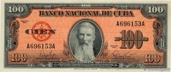100 Pesos  CUBA  1959 P.093a