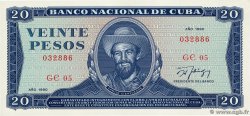 20 Pesos  CUBA  1990 P.105d