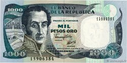1000 Pesos Oro  COLOMBIA  1992 P.432A