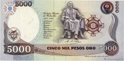 5000 Pesos Oro COLOMBIA  1992 P.436A UNC