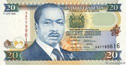 20 Shillings  KENIA  1995 P.32