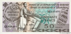 50 Francs  BURUNDI  1979 P.28a