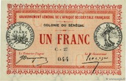 1 Franc  SENEGAL  1917 P.02b