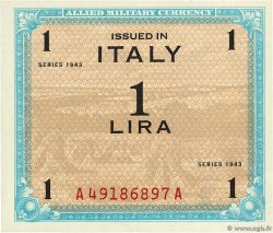 1 Lire ITALIE  1943 PM.10a NEUF