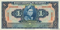 1 Cordoba  NICARAGUA  1951 P.091b