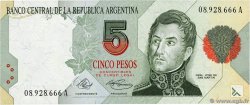 5 Pesos  ARGENTINA  1992 P.341a