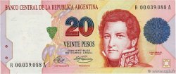 20 Pesos Remplacement ARGENTINA  1992 P.343ar