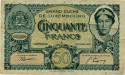 50 Francs  LUXEMBOURG  1932 P.38a