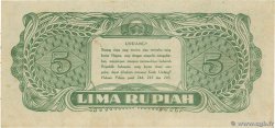 5 Rupiah INDONESIA  1947 P.021 UNC