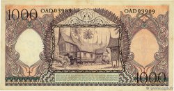 1000 Rupiah INDONESIA  1958 P.062 BB
