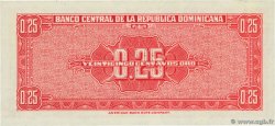 25 Centavos Oro RÉPUBLIQUE DOMINICAINE  1961 P.087a UNC