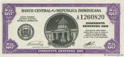 50 Centavos Oro RÉPUBLIQUE DOMINICAINE  1961 P.089a