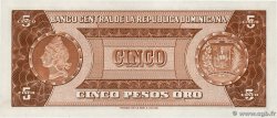 5 Pesos Oro RÉPUBLIQUE DOMINICAINE  1964 P.100a UNC-