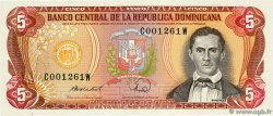5 Pesos Oro RÉPUBLIQUE DOMINICAINE  1988 P.118c