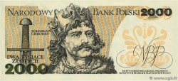 2000 Zlotych POLOGNE  1982 P.147c NEUF