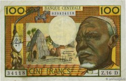100 Francs type 1962D GABON  1963 A.235a