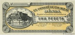 1 Peseta SPANIEN Denia 1936 P.-